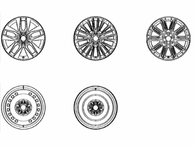 Toyota 42611-07140 Wheel,  Disc