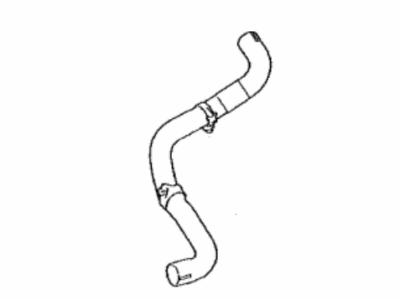 Toyota 16571-F0090 Hose,  Radiator,  NO.1