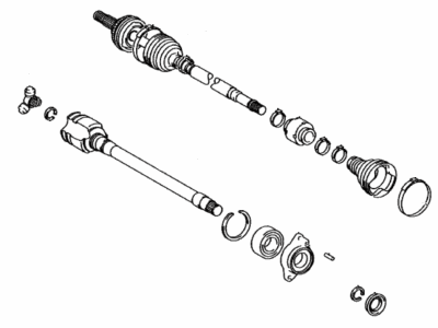 Toyota 43410-06A70 Shaft Assy,  Front Drive,  RH