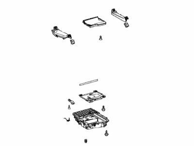 Toyota 58804-07140-C2 Panel Sub-Assy,  Console,  Upper Front