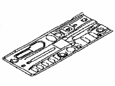 Toyota 58111-WB002 Pan,  Front Floor,  RH