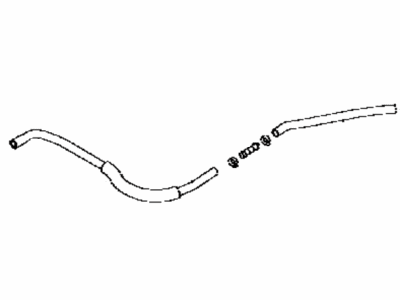 Toyota 77012-WB001 Tube Sub-Assembly, Fuel Tank Breather
