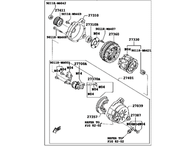 Toyota 27060-WB001 Alternator Assy