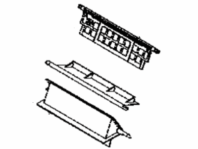 Toyota 87287-WB001 Damper, Heater Air