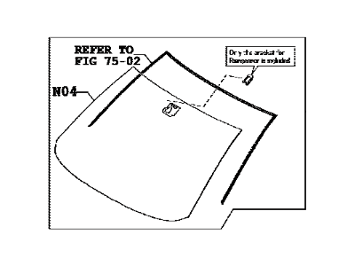 Toyota 56101-WB002 Glass,  Windshield