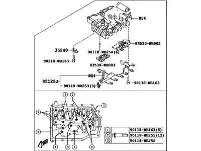 Toyota Valve Body - 35410-WB002
