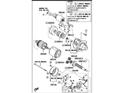 Toyota 28100-WB001 Starter Assy