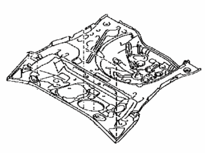 Toyota 58311-WB002 Pan,  Rear Floor