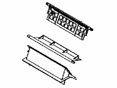 Toyota 87287-WB001 Damper,  Heater Air