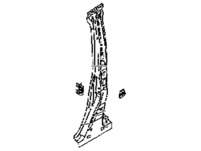 Toyota 61032-WB003 Reinforcement Sub-Assy,  Center Body Pillar,  RH