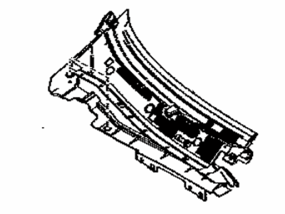 Toyota 55783-WB002 Louver Sub-Assy,  Cowl Top Ventilator