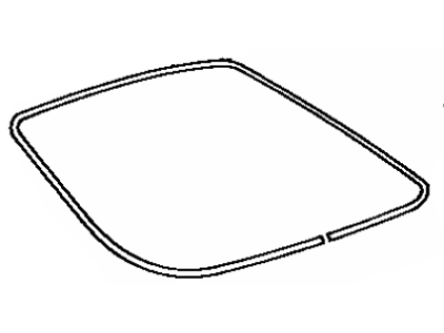 Toyota 75571-20460 Moulding,  Back Window,  Outside Upper