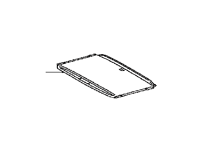 Toyota 63306-AE010-A0 Trim Sub-Assy, Sunshade