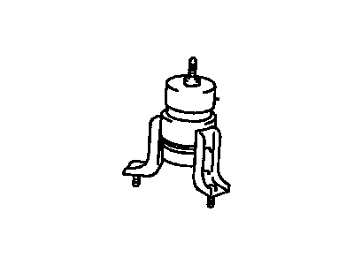 Toyota 12361-0A090 Insulator,  Engine Mounting,  Front(For Transverse Engine)