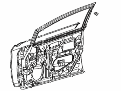 Toyota 67002-47070 Panel Sub-Assembly, Front D