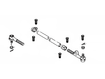 Toyota 45450-69125 Rod Assy,  Steering Relay