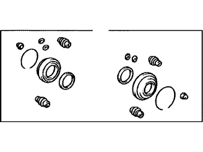 Toyota 04479-20320 Cylinder Kit, Disc Brake, Front