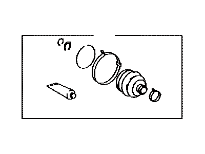 Toyota 04438-20380 Boot Kit,  Front Drive Shaft Inboard Joint,  RH