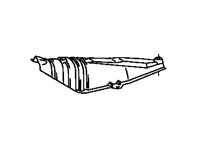 Toyota 58151-02150 Insulator,  Front Floor Heat,  NO.1