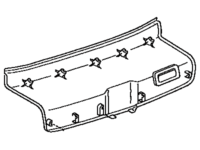 Toyota 67751-20010-B0 Board, Back Door Trim