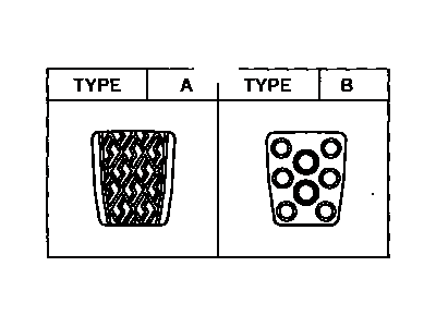 Toyota 31321-12040 Pad,  Clutch Pedal