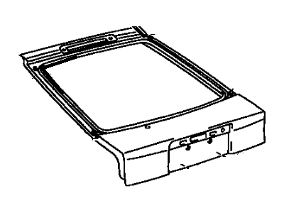 Toyota 67005-2B570 Panel Sub-Assy, Back Door