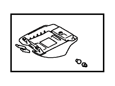 Toyota 81260-35030-E0 Lamp Assembly, Map