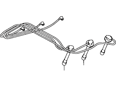 Toyota 90919-15429 Cord,  Spark Plug Resistive,  NO.2