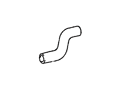 Toyota 16572-62070 Hose,  Radiator,  NO.2