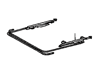 Toyota 63223-35010 Cable, Sliding Roof Drive, Passenger Side