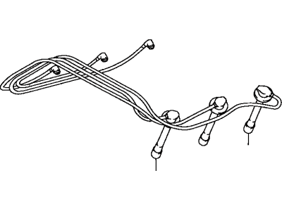 Toyota 90919-15308 Cord,  Spark Plug Resistive,  NO.1