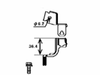 Toyota 16A1B-77030 Bracket, Fc Cooling