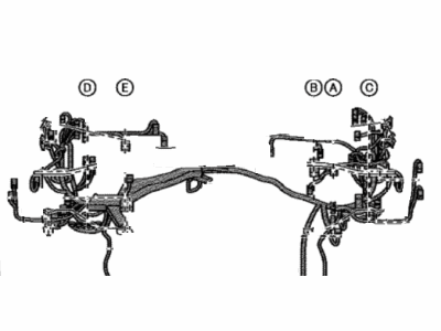 Toyota 82111-62090 Wire,  Front Compartment,  Main