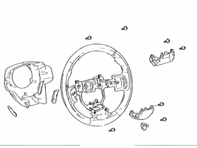 Toyota 45100-62080-C2 WHEEL ASSY, STEERING