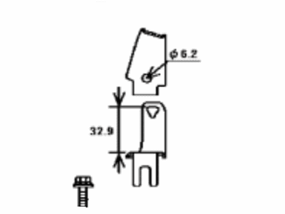 Toyota 16A1A-77030 Bracket, Fc Water