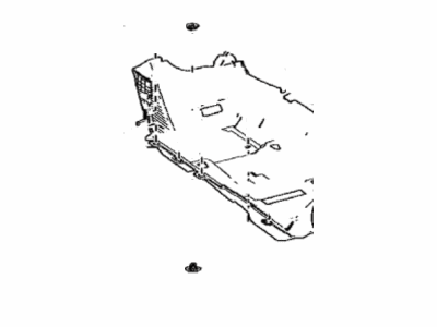 Toyota 58510-62050-C2 Carpet Assembly, Front Floor, Front Toyota 58510-62050-C2 Carpet Assembly, Front Floor, Front