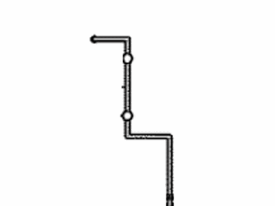 Toyota 47313-62020 Tube,  Front Brake,  NO.3