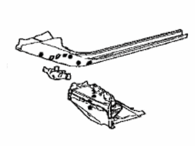 Toyota 57044-50090 Reinforcement Sub-Assembly, Front Side Member