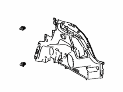 Toyota 64740-0D260-C0 Panel Assembly, Deck Trim Side, Driver Side