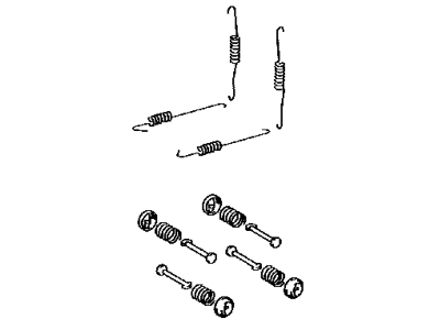 Scion 04942-74010 Spring Kit,  Rear Brake