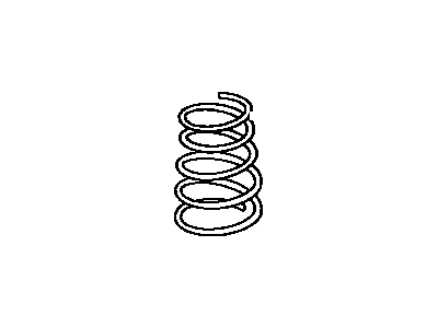 Toyota 48231-47100 Spring,  Coil,  Rear RH