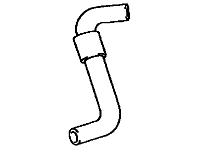 Toyota 16572-0A020 Hose, Radiator, Outlet