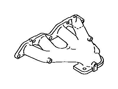 Toyota 17141-16250 Manifold,  Exhaust