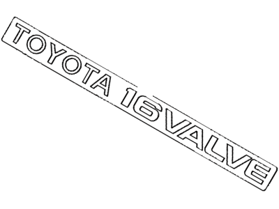 Toyota 11291-15120 Plate,  Engine Name