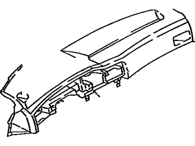 Toyota 55401-12280-04 Pad Sub-Assembly, Instrument Panel Safety