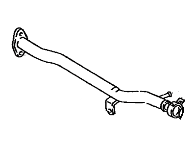 Toyota 16278-16060 Pipe,  Water By-Pass,  NO.2