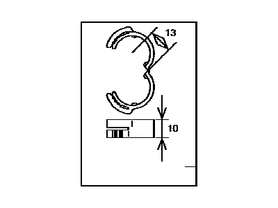 Toyota 82711-AA060 Clamp, Wiring HARNES