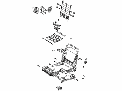 Toyota 71120-07010 Frame Assembly, Front Seat W/Adjuster, Driver Side Toyota 71120-07010 Frame Assembly, Front Seat W/Adjuster, Driver Side