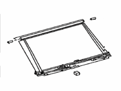 Toyota 64333-AC012 Shade Assy,  Rear Window