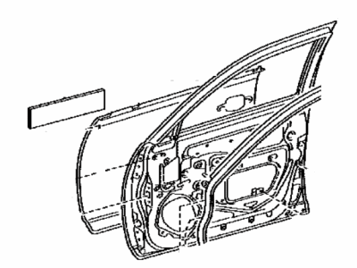 Toyota 67001-AC060 Panel Sub-Assembly, Front Door, Passenger Side